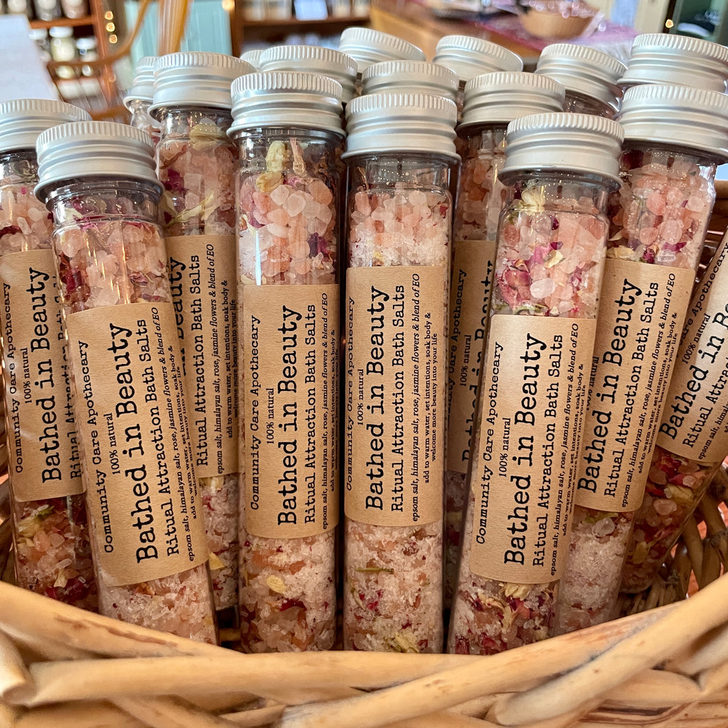 Bathed in Beauty - attraction ritual bath salts