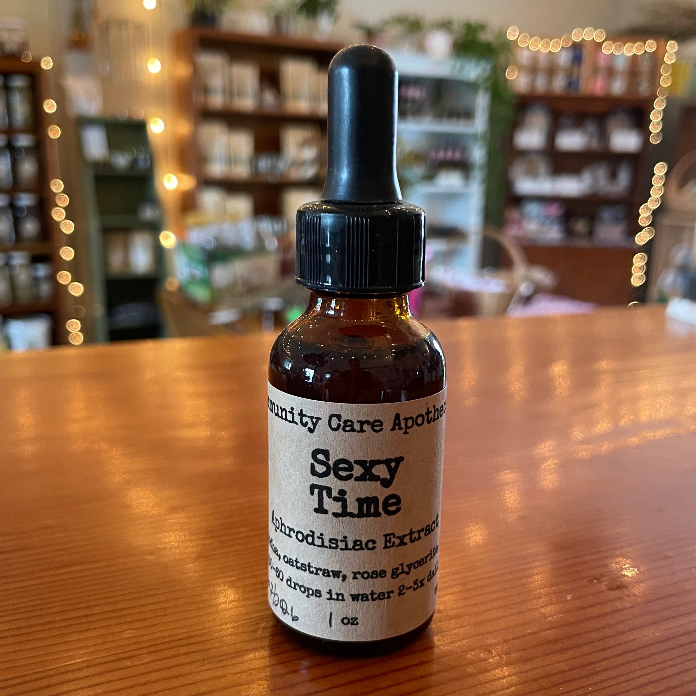 Sexy Time Tincture aphrodisiac blend Community Care Apothecary