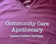 Load image into Gallery viewer, Community Care Apothecary | queercrafted herbals T-shirt
