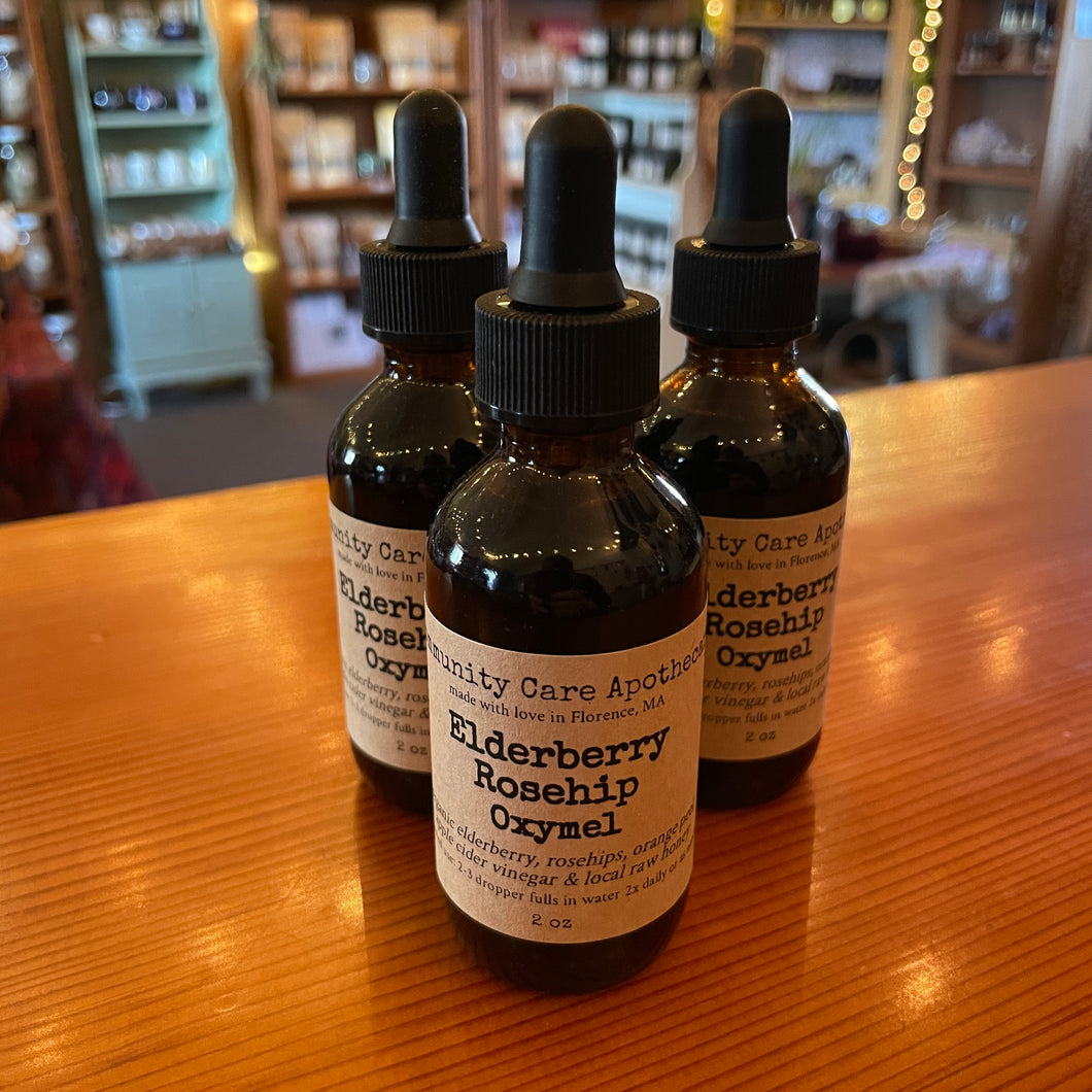 Elderberry Rosehip Oxymel
