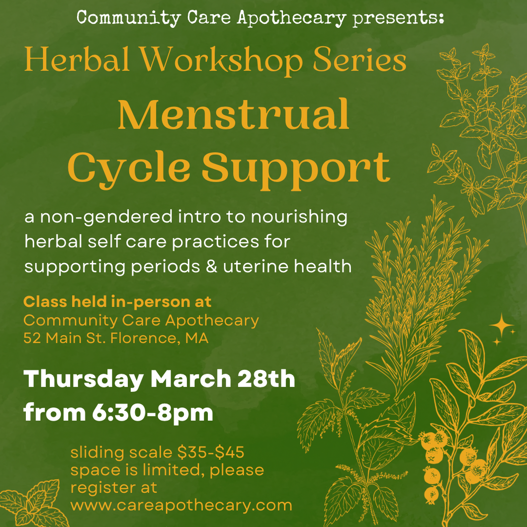 Menstrual Cycle Herbal Support Workshop