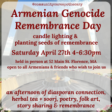 Load image into Gallery viewer, Armenian Genocide Remembrance Day
