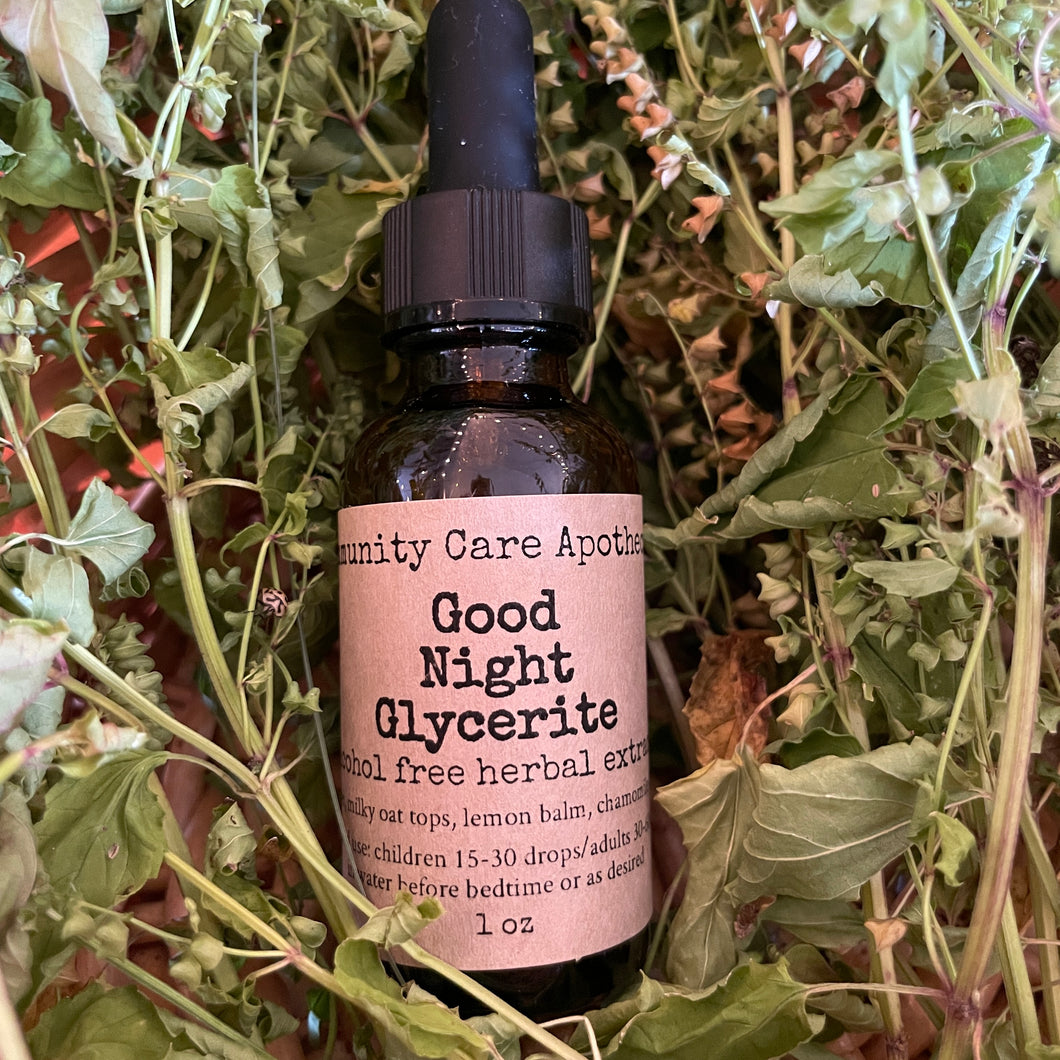 Good Night Glycerite -alcohol free herbal extract