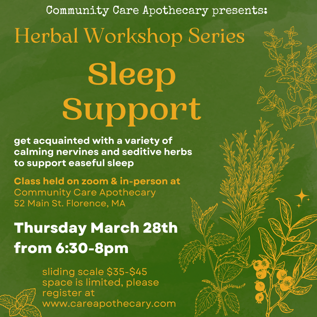 Herbal Sleep Support Workshop