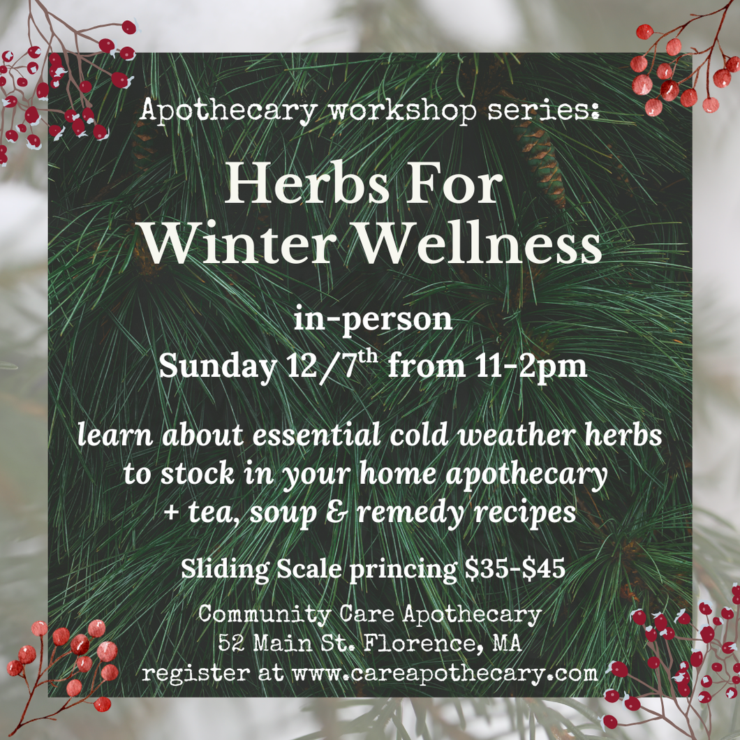 Herbs For Winter Wellness- In person