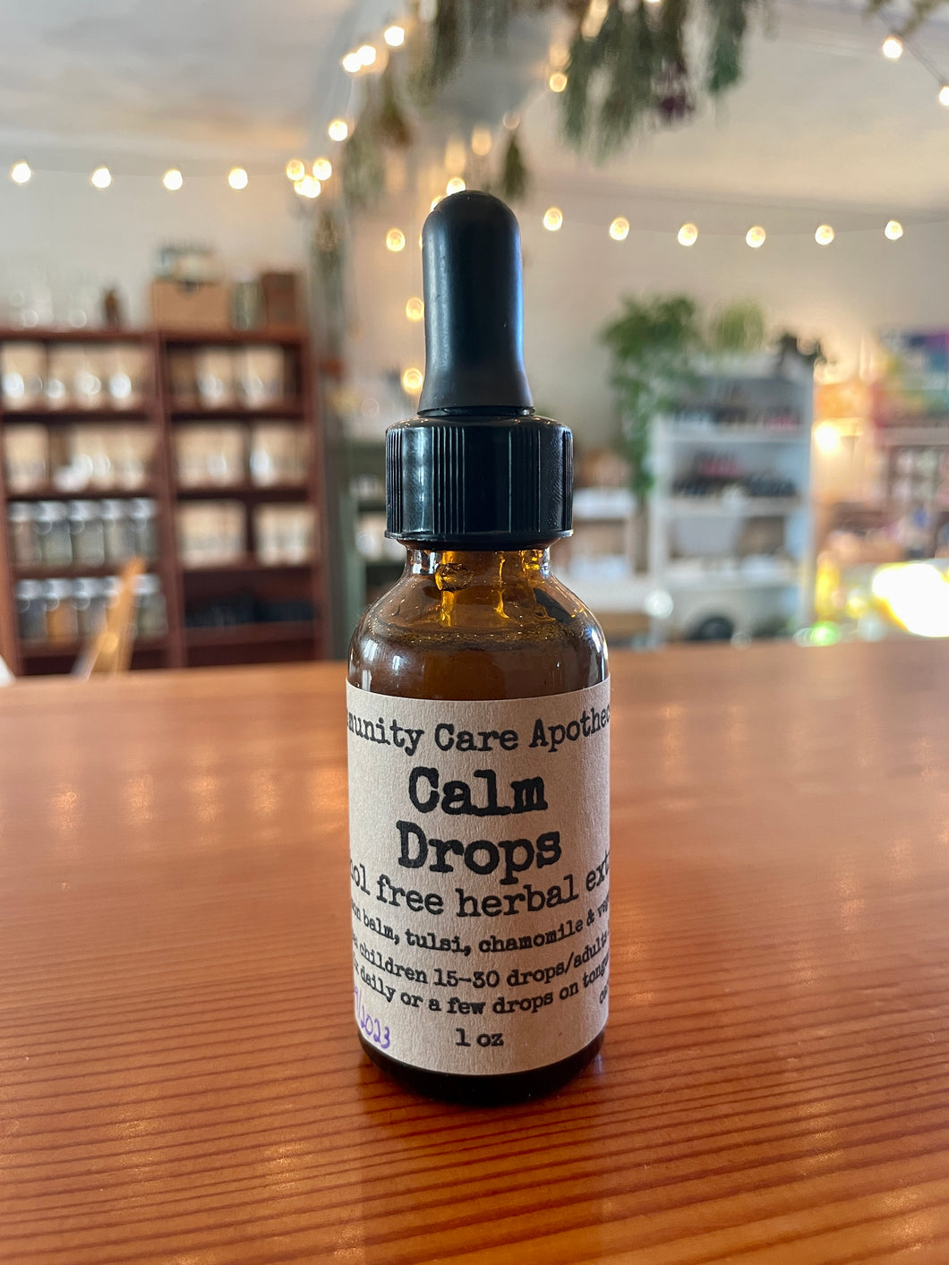 Calm Drops -alcohol free herbal extract