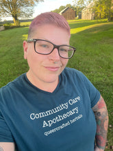 Load image into Gallery viewer, Community Care Apothecary | queercrafted herbals T-shirt
